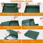 HUA JIE A4 Storage File Boxes Plastic Archives Cases - Image 8