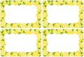 Wonmon 200 PCS Lemon Name Tags Stickers, Self Adhesive Lemon Style Name Tag by wonmon