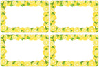 Wonmon 200 PCS Lemon Name Tags Stickers, Self Adhesive Lemon Style Name Tag by wonmon