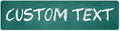 Custom Sign, Custom Street Sign, 11 Font Colors, 13 Font Styles, 4 Hole Options by MySignCenter