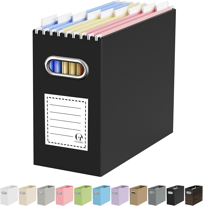 Oterri Cardboard File Organizer Box by Oterri