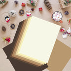 OcePor 80 Sheets Brown Cardstock Paper, Colored Printer Paper 8.5 x 11 - Image 4
