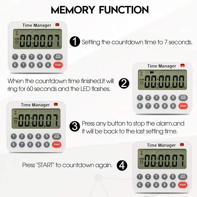 AIMILAR Digital Kitchen Timer - Image 4