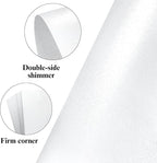 Shimmer Shiny White Envelopes 5.25 x 7.25 inches 100 PCS, Goefun A7 Euro V Flap - Image 4