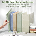 SUNEE 3 Ring Binder 1.5 Inch 1 Pack, Sage Green - Image 5