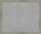 Amanti Art Grey Framed Magnetic Board 36x44 X-Large Vision Board by AmantiArt