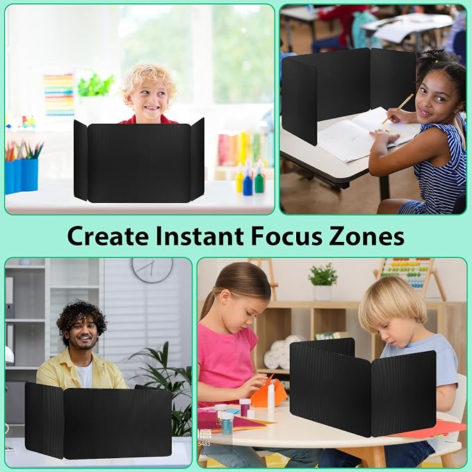 26 Pack Black Desk Dividers - Image 5