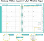 2026 Planner - A5 Weekly & Monthly Planner Spiral Bound, January 2026 - - Image 4