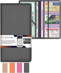 Premium Leather with Magnetic Shut Car Registration and Insurance Card Holder by MOTO4X