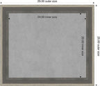 Amanti Art Grey Framed Magnetic Board 25x29 Medium Vision Board - Image 2
