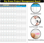 Large Project Management Vision Board, Laminated Wall Planner - Image 3