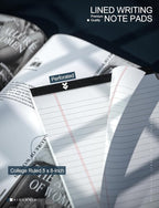 Aidunmis 3 Pack Small Legal Pads 5x8 White Notepads Paper Tablets 5x8 Legal Pad - Image 3