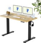 FLEXISPOT EN1 One-Piece Solid Wooden Standing Desk 48 x 24 Inches Height by FlexiSpot