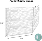 EASEPRES Mail Organizer Wall Mount Hanging File Holder Storage, Metal Chicken - Image 2