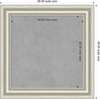 Amanti Art Silver Framed Magnetic Board 26x26 Medium Vision Board - Image 2