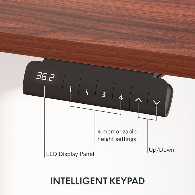 FLEXISPOT E6 3-Stage Dual Motor 60 x 24 Electric Standing Desk Sit Stand Up Desk - Image 4