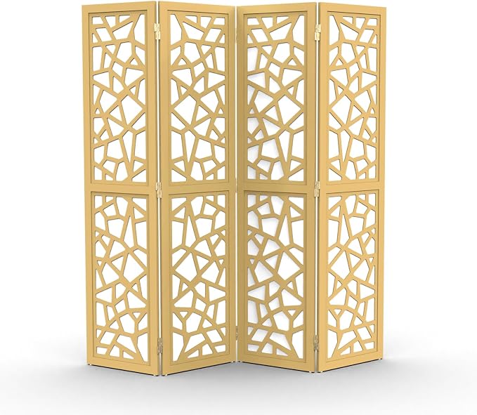 VINGLI 70'' H Room Divider, Non-Woven Fabric Privacy Screen, Indoor Partition by VINGLI