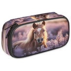 Pardick Pencil Case，Horse 3D Big Capacity Pencil Pouch Coin Pouch Stationery by Pardick