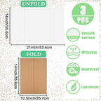 Trifold Display Boards with Colorful Self-Adhesive Sheets – 24 x 16 Inch - Image 5