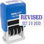 MaxMark Self-Inking Rubber Date Office Stamp by Maxmark