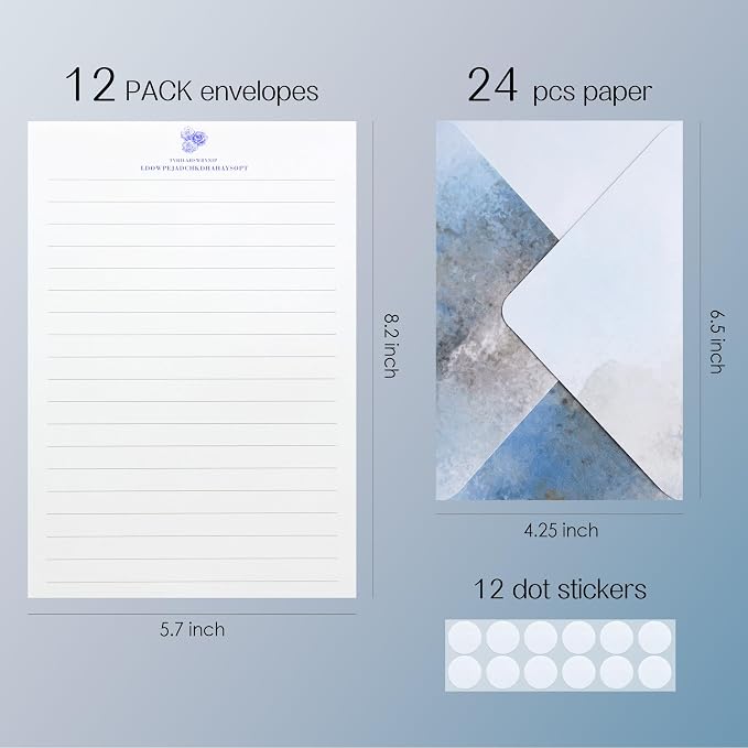 Tuhangcc Stationary Paper Set Minimalism - Image 4