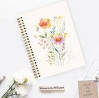 JWVK Vintage Wild Flower Botanical Plant Notebook 01, Rustic Spring Floral - Image 3