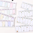 Weekly Organizer Long Strip Planner Notebook Pads Random Patterns - Image 5