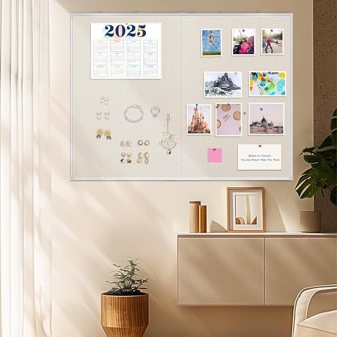 AMUSIGHT Double-Sided Large Cork Board - Image 9