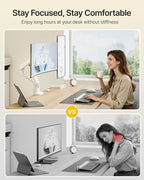 monTEK Dual Monitor Arm, Mechanical Spring Monitor Arm - Image 4