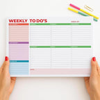 Weekly Planner Notepad, Weekly To Do List Notepad, Tear Off Undated Weekly - Image 3