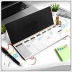 MOSA BEAR Undated Weekly Planner, 60-Week Horizontal Layout Desk Planner Daily - Image 3