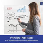 Comix Sticky Easel Pad, Large 20 x 23 Inches Flip Chart Paper - Image 9