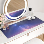 QIYI Desk Pad, Galaxy PU Leather Desk Blotter Protector, Waterproof Computer - Image 6