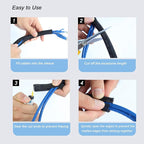 CrocSee 25ft - 1 inch Braided Cable Management Sleeve Cord Protector - - Image 6