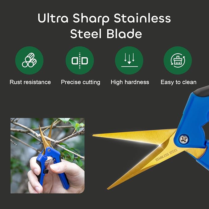 GROWNEER 3 Packs 6.5 Inch Pruning Shears - Image 3