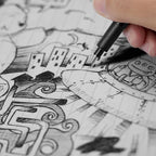 YISAN Drawing Art Pens, Micro Fineliner Pens, Fine Tip Manga Markers - Image 5