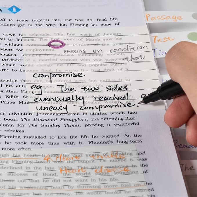 BAYTORY 1600 Sheets Transparent Sticky Notes - Image 3