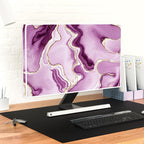 Baocicco Violet Gold Marble Waterproof Weatherproof and Dust-Proof TV Screen - Image 6