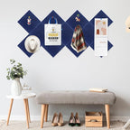 Smarpau Large Cork Board for Walls, 12 Pack Square Bulletin Board, Felt Wall - Image 4