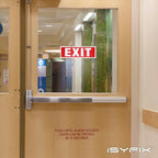 iSYFIX Exit Signs Stickers – 6 Pack 12x4 Inch – Premium Self-Adhesive Vinyl - Image 3