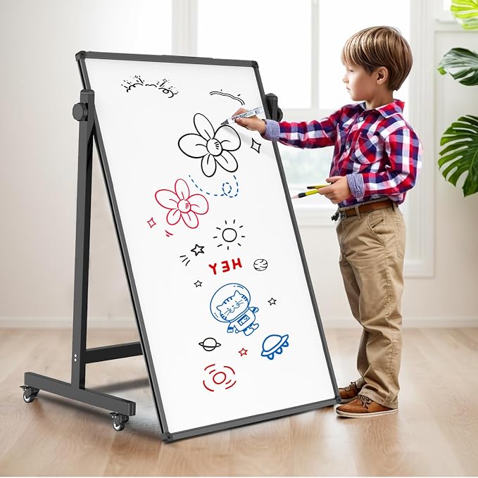 Rolling Whiteboard 40x28 Inches - Image 6
