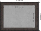 Amanti Art Black Framed Magnetic Board 25x33 Medium Vision Board - Image 4