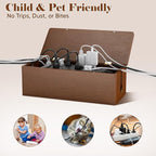 Delamu Wood Cable Management Box - Image 7