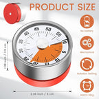 6 Pcs 60 Minute Visual Kitchen Timer Small Classroom Timers - Image 2