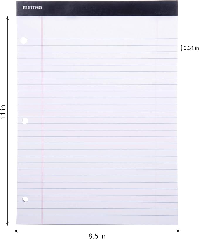 Mintra Office Legal Pads, 8.5in x 11in) - Image 2