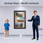 36x24 Inch Lockable Enclosed Bulletin Board, Weather-Resistant Outdoor - Image 5