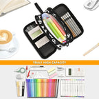 BOENLE Football Soccer Pencil Case Box Boys Girls Large Pencil Pouch Zipper - Image 4