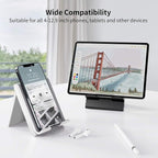 SAIJI Adjustable Tablet Stand Holder Portable Foldable Desktop Stand Dock - Image 5