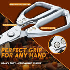HUUSK Kitchen Scissors Set Silver - Image 4