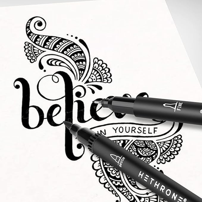 Hethrone Black Markers for Drawing - Image 5